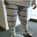 Custom Striped Printed Ladies' Indoor Flannel Pajamas Pants